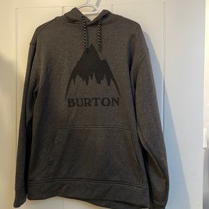 dark grey burton hoodie